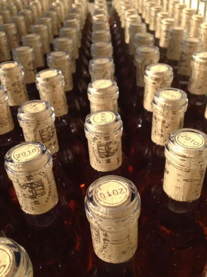 Bouchons millésimés du domaine Lenkey